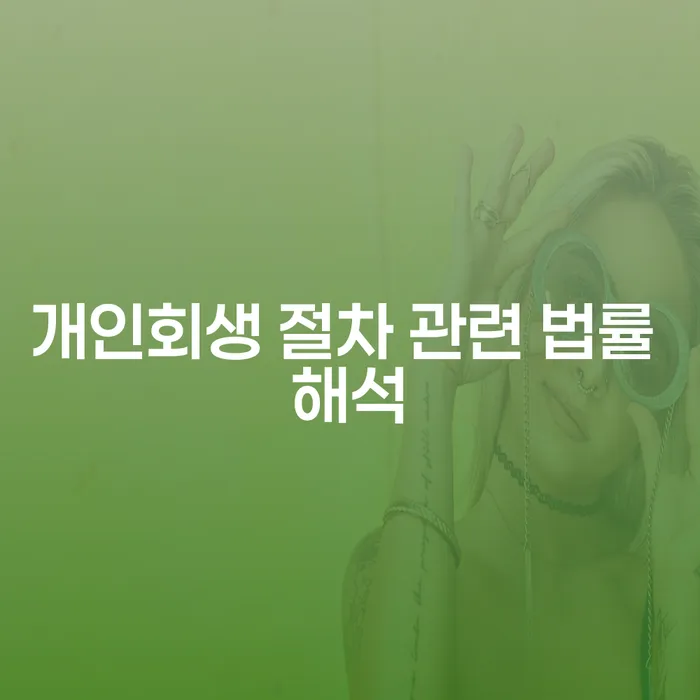 개인회생 절차 관련 법률 해석: 어떻게 채무 해결의 길을 찾을 수 있을까요?