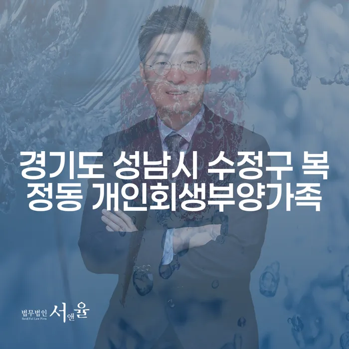 경기도 성남시 수정구 복정동에서 개인회생부양가족과 재회생을 고려하시나요?