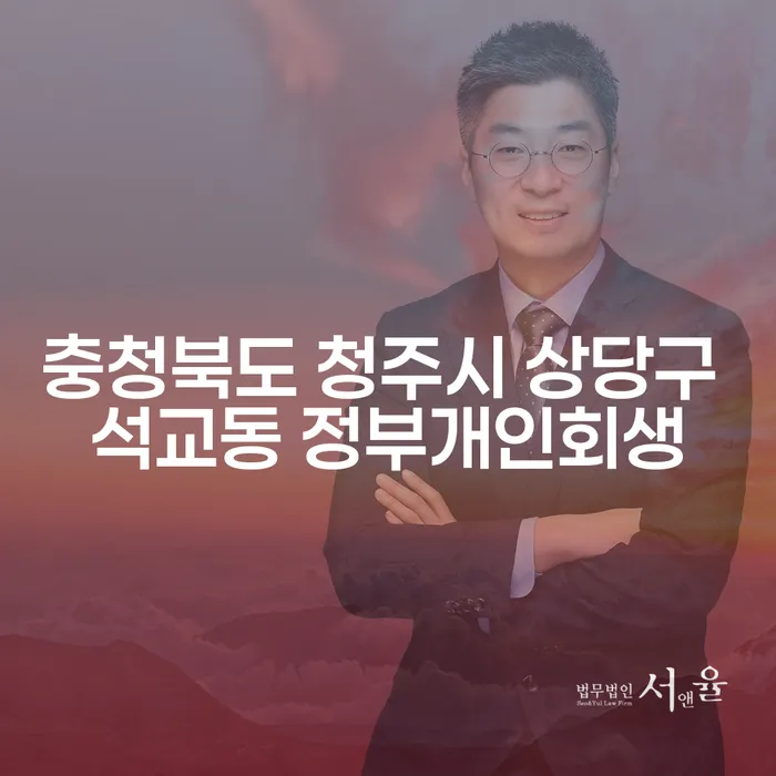 충청북도 청주시 상당구 석교동에서 정부개인회생을 통한 재정 회복 방법은?